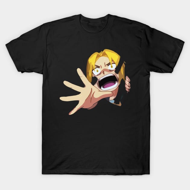 Edward Elric FullMetal Alchemist T-Shirt by SirTeealot